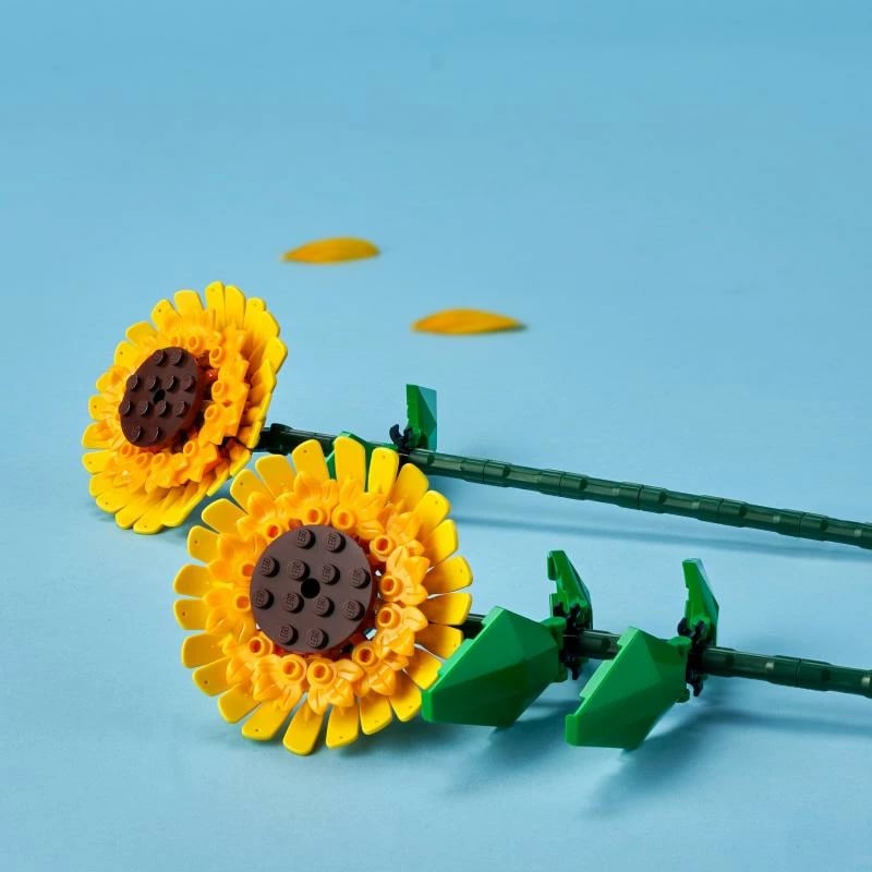 Set ndërtimi LEGO Creator 40524 Sunflowers, 2 luledielli, për moshat 8+, verdhë/jeshile