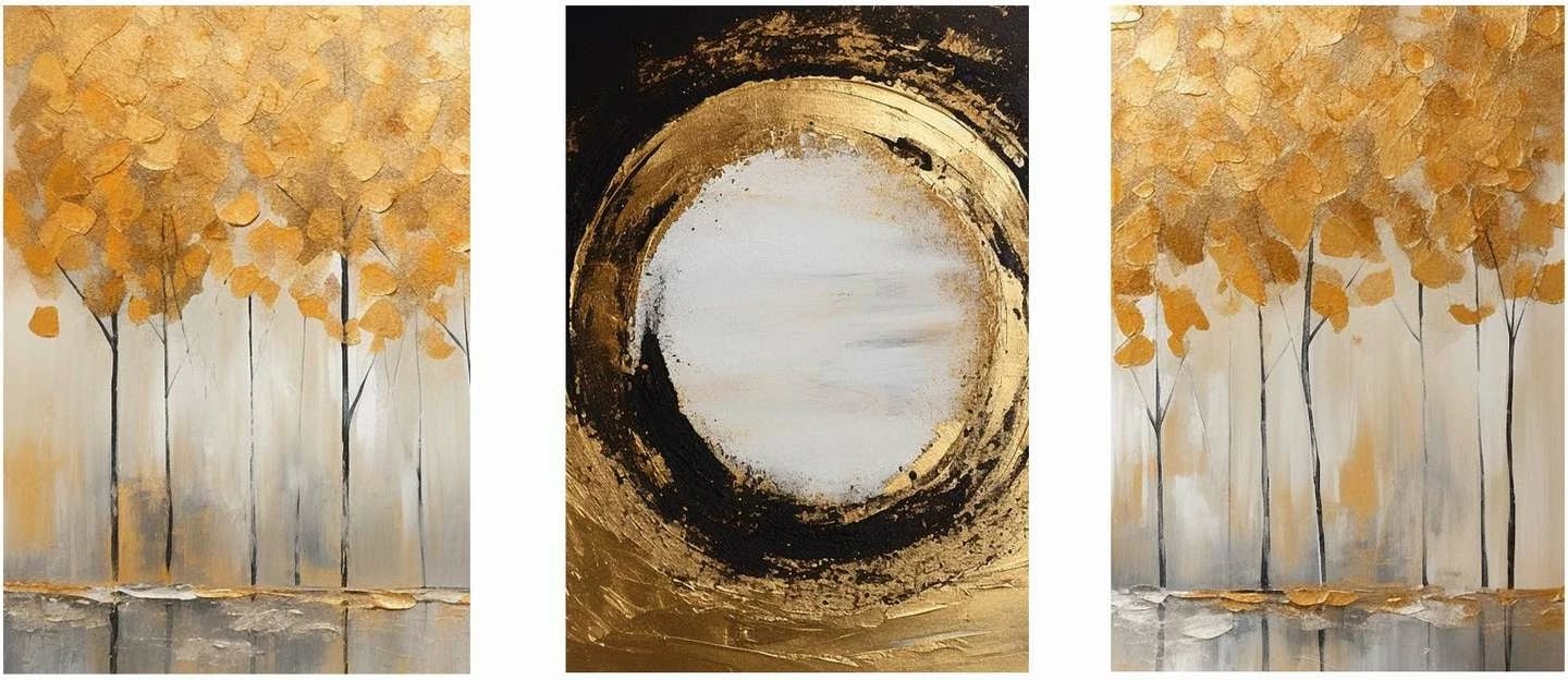 Pikturë dekorative me kornizë MDF (3 copa), Wallity, Mp3-00109, 21x30