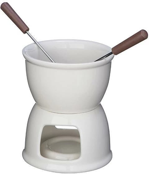 Set për Fondue Çokollate MACMA, Porcelan, Ø12xH14cm