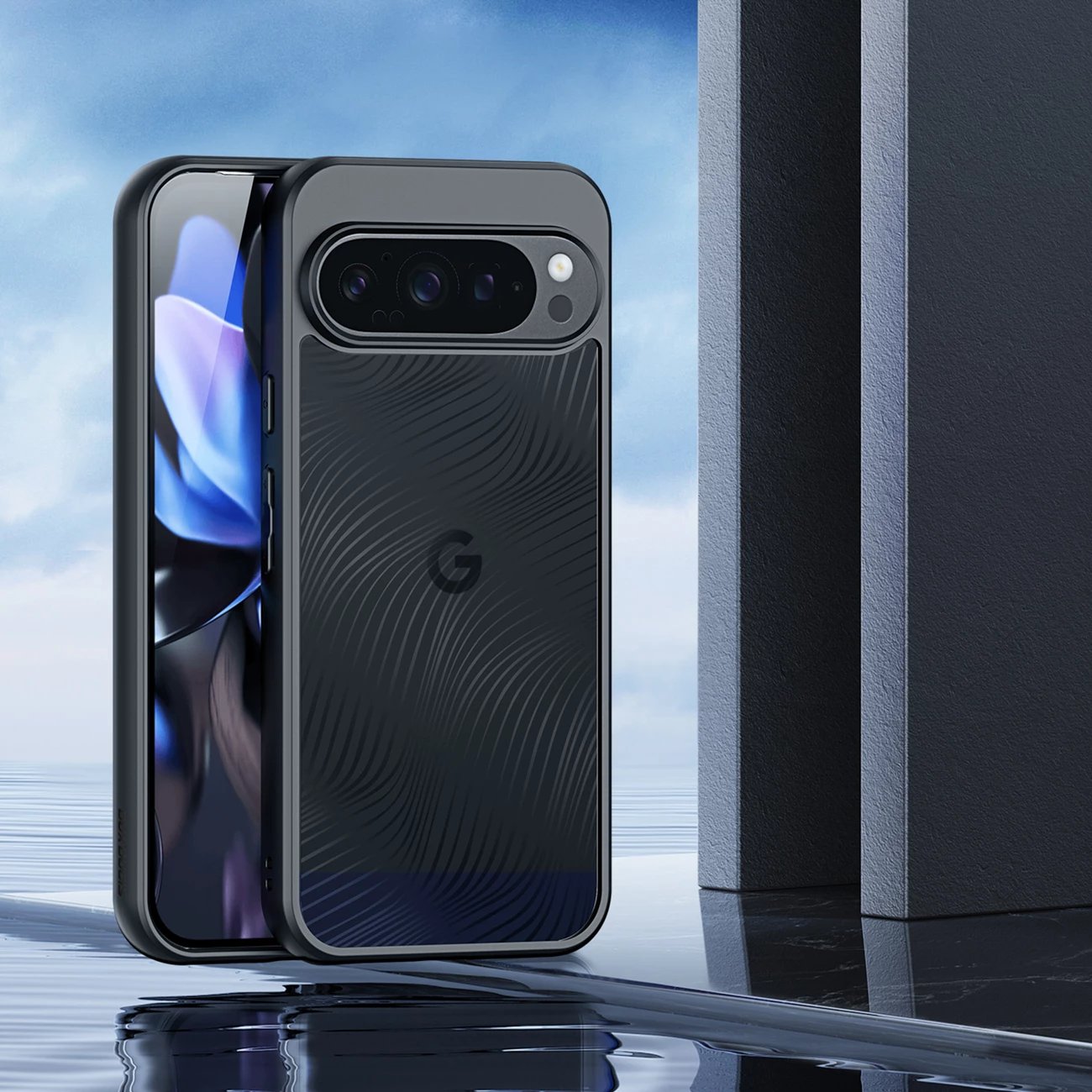 Mbështjellës Dux Ducis Aimo për Google Pixel 10 Pro XL, i zi