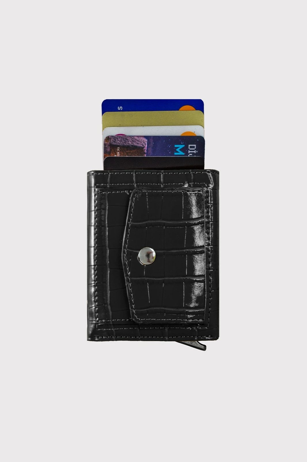 Portofol unisex Zoozie Bags, Malta Croco, i zi