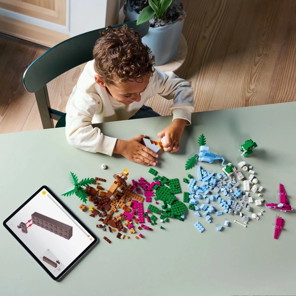 Set LEGO Classic Creative Dinosaurs 11041, 450 pjesë, plastikë, shumëngjyrëshe Set LEGO Classic Creative Dinosaurs 11041, 450 pjesë, plastikë, shumëngjyrëshe