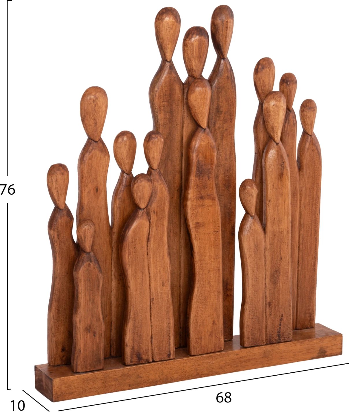 Dekor tavoline prej druri Albasia, FH4415, 68x10x76 cm Dekor tavoline prej druri Albasia, FH4415, 68x10x76 cm