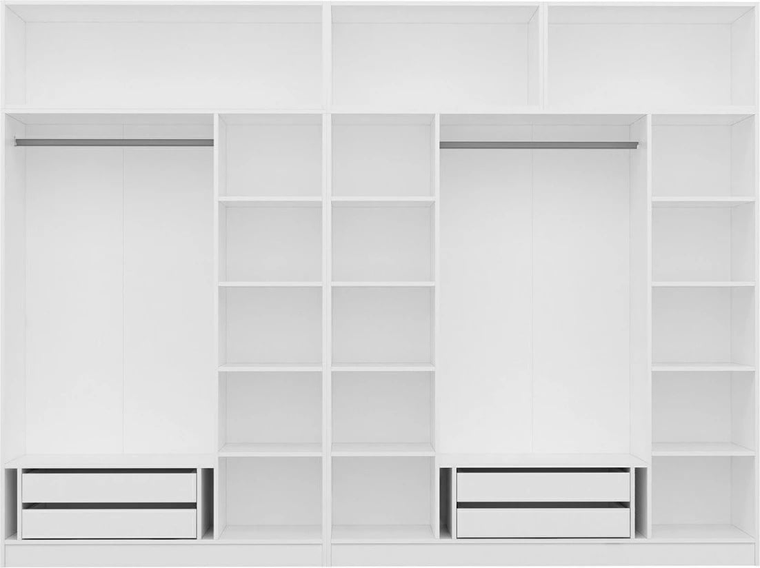 Dollap Skye Decor, ngjyrë e bardhë, Kale - 3103