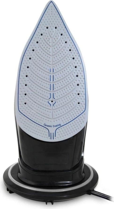 Hekur Esperanza EHI011 me avull, pllakë qeramike, 2600 W, Gri e Zi