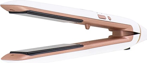 Drejtues flokësh, Camry, CR 2322, pllaka qeramike-turmalin, kontroll digjital, 4 temperatura 150-230°C, e bardhë