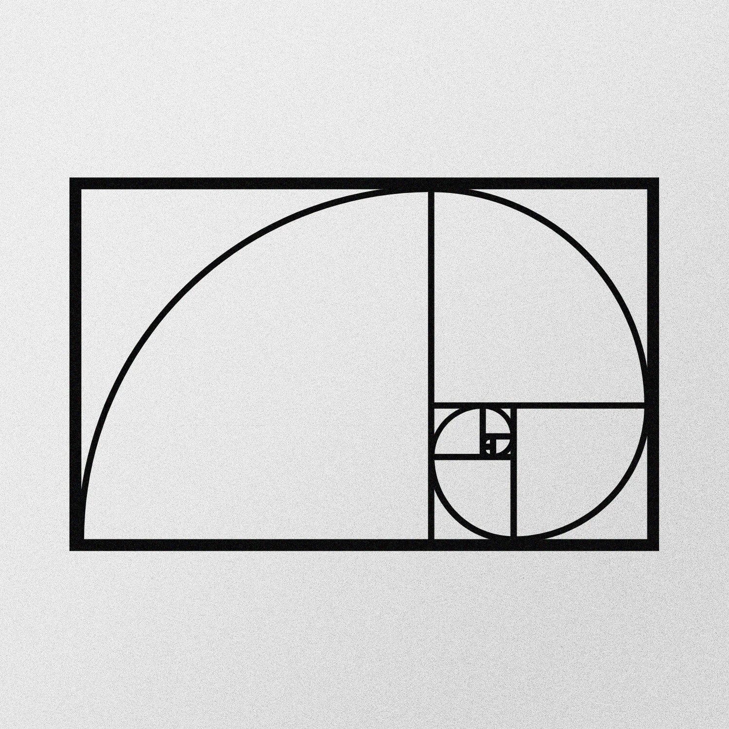 Aksesor dekorativ metalik për mur, Wallity, Golden Ratio, ngjyrë e zezë