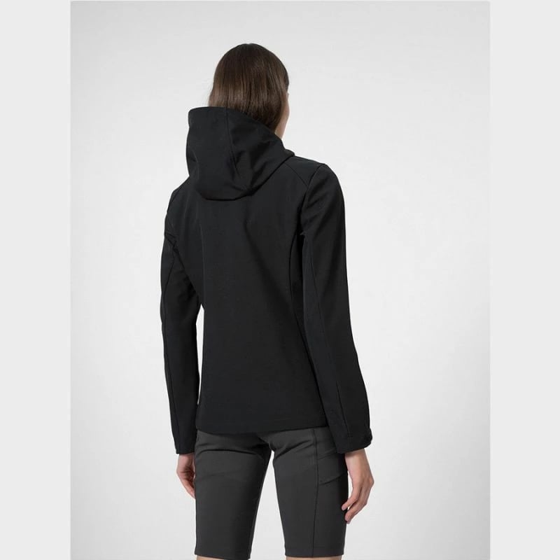 Xhakete softshell për femra 4F, ngjyrë grafit