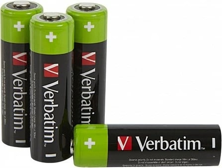 Bateri të rikarikueshme AA Verbatim 2500mAh, set prej 4 copë