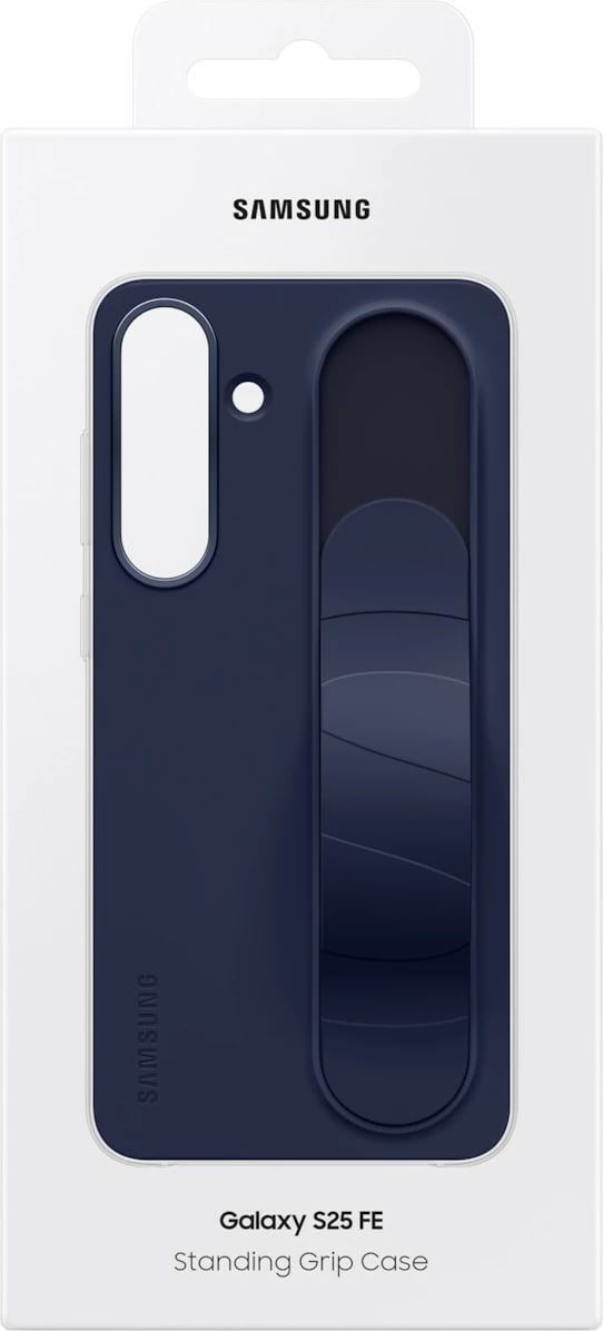 Mbështjellës Samsung Standing Grip Cover për Galaxy S25 FE, dark blue