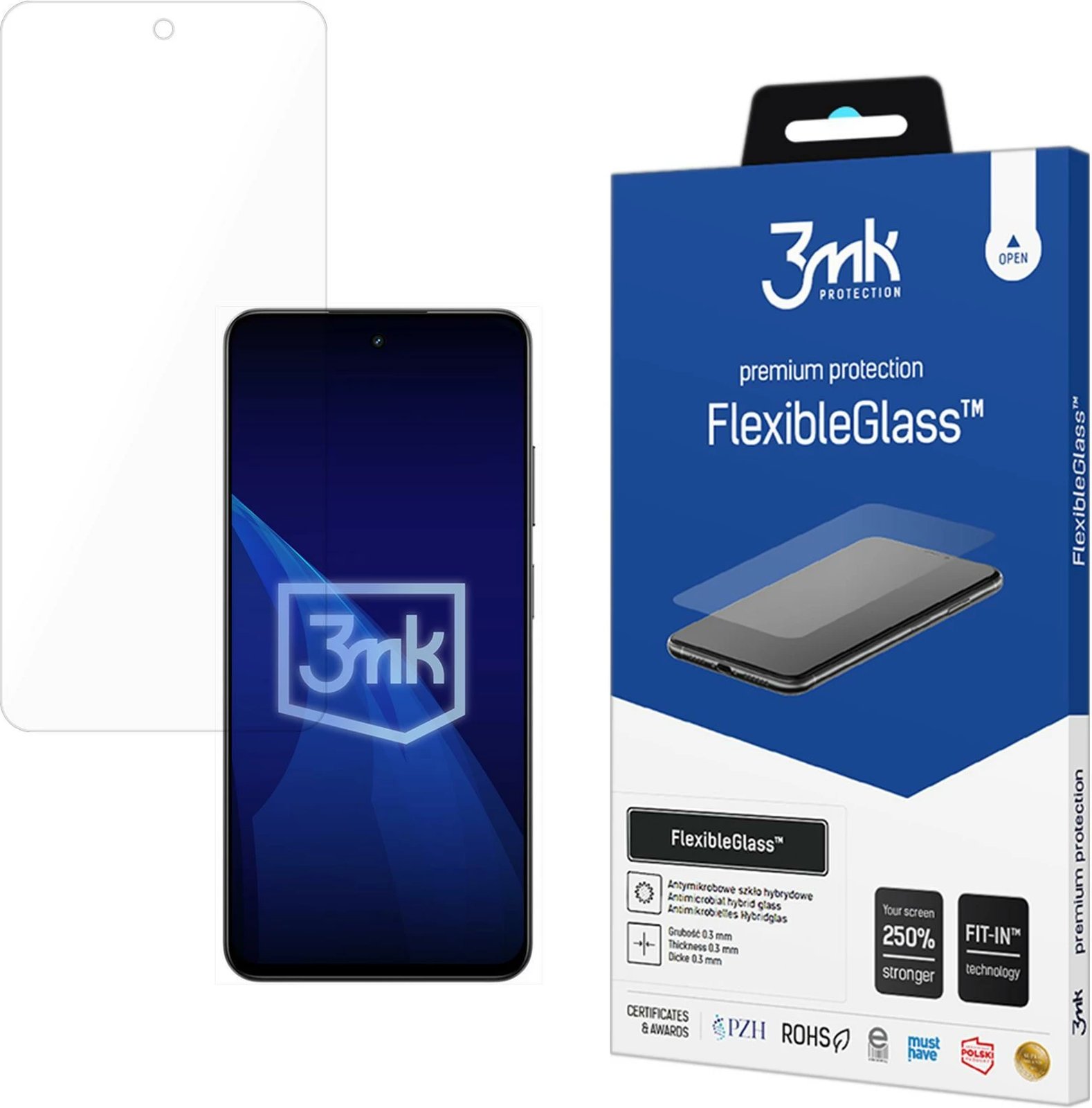 Mbrojtës ekrani hibrid 3mk FlexibleGlass për Realme 14x