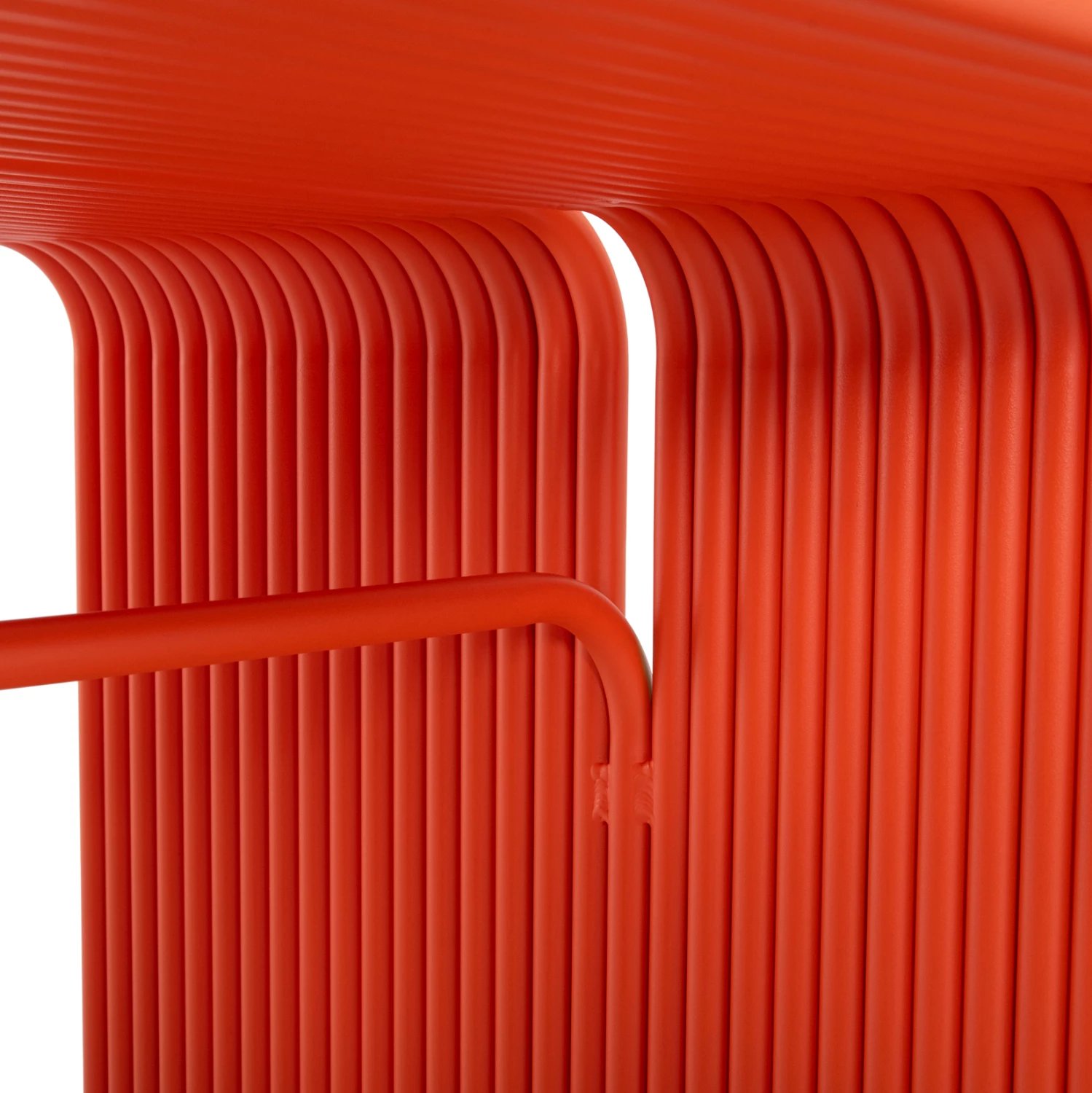 Tavolinë ngrënieje për jashtë, alumin, ngjyrë portokalli, INTREPID FH6330.09, 121x70x70cm