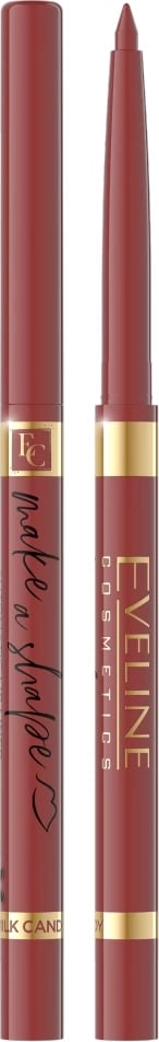 Laps për buzë Eveline Cosmetics Make A Shape Automatic Lip Contour Pencil 01 Milk Candy, 1 art