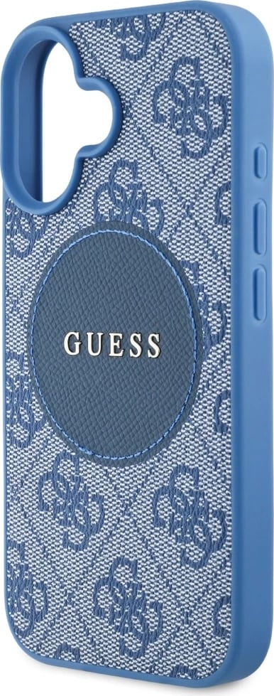Mbështjellës Guess 4G Circle Classic Logo MagSafe për iPhone 16, Kaltër Mbështjellës Guess 4G Circle Classic Logo MagSafe për iPhone 16, Kaltër