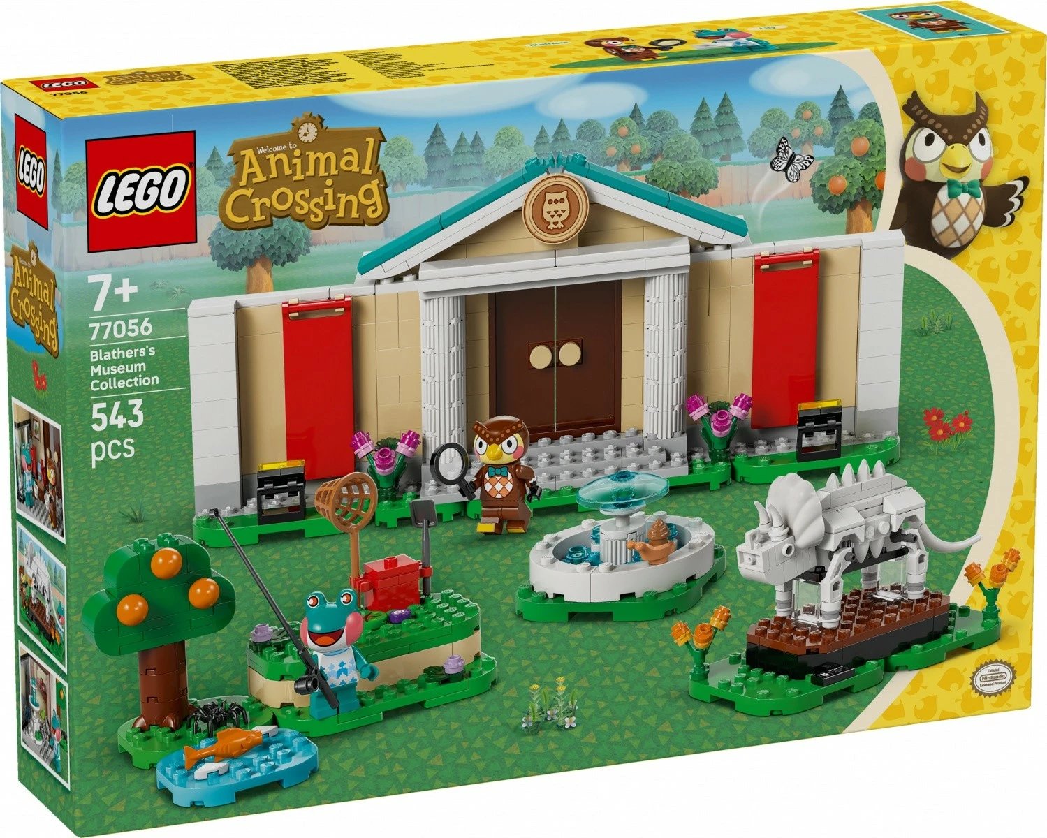 Set LEGO Animal Crossing Blathers and Museum Collection 77056, 543 pjesë