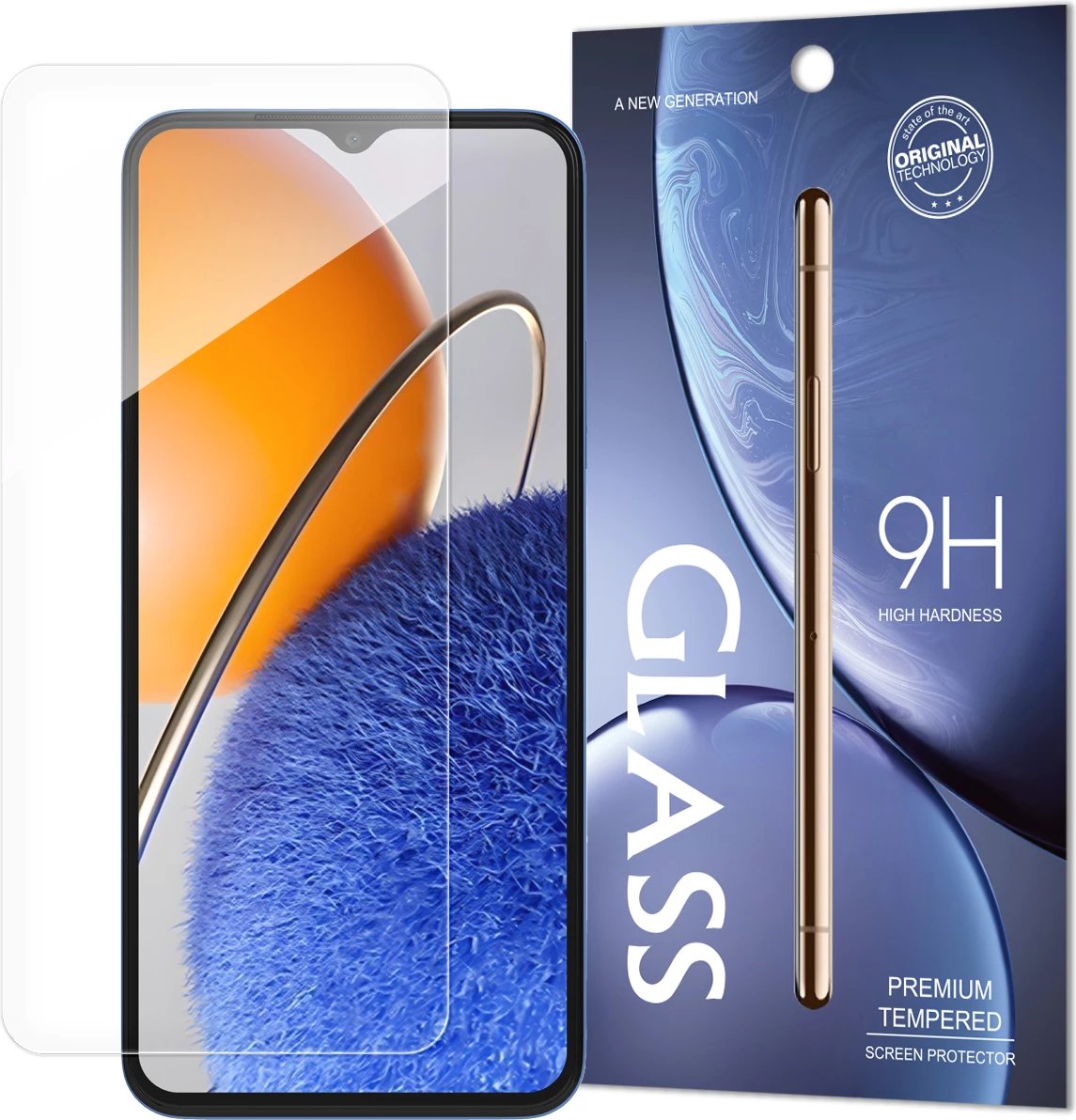 Xham i temperuar Hurtel Standard për Huawei nova Y61, Transparent