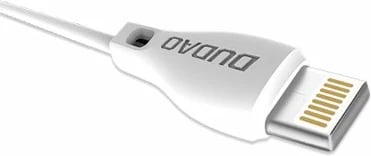 Kabllo Lightning Dudao L4L, 2m, 2.1A, e bardhë