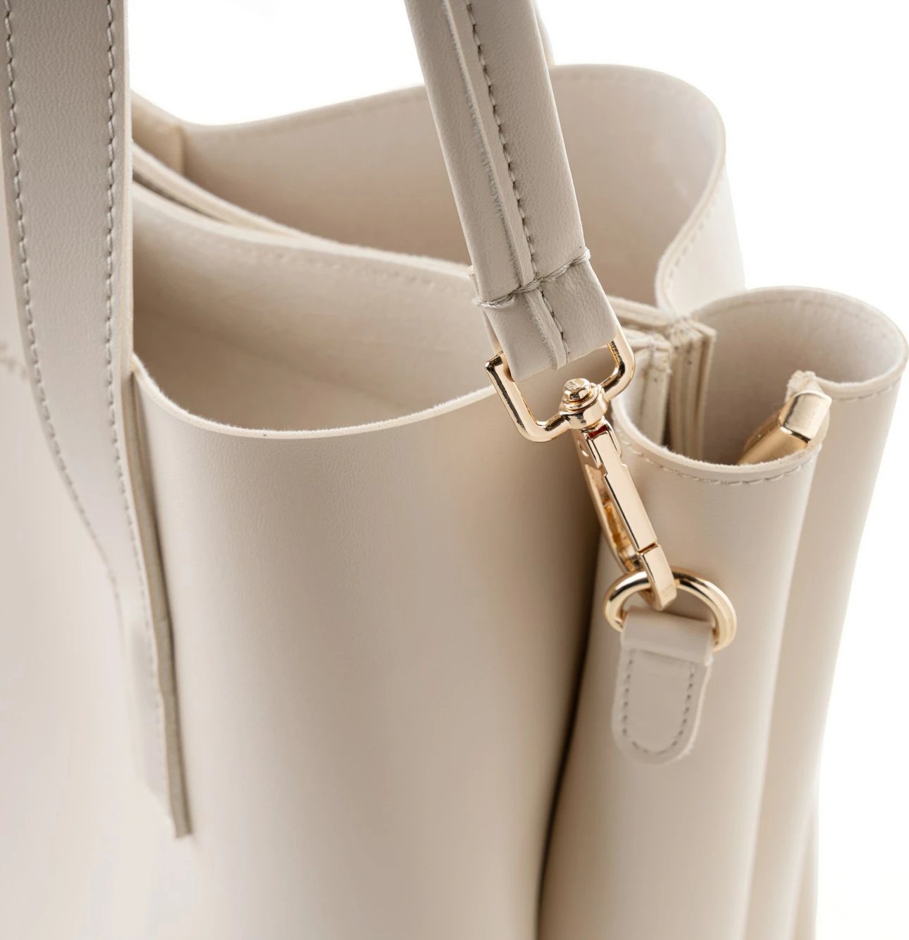 Çantë tote Lucky Bees, krem, 1257