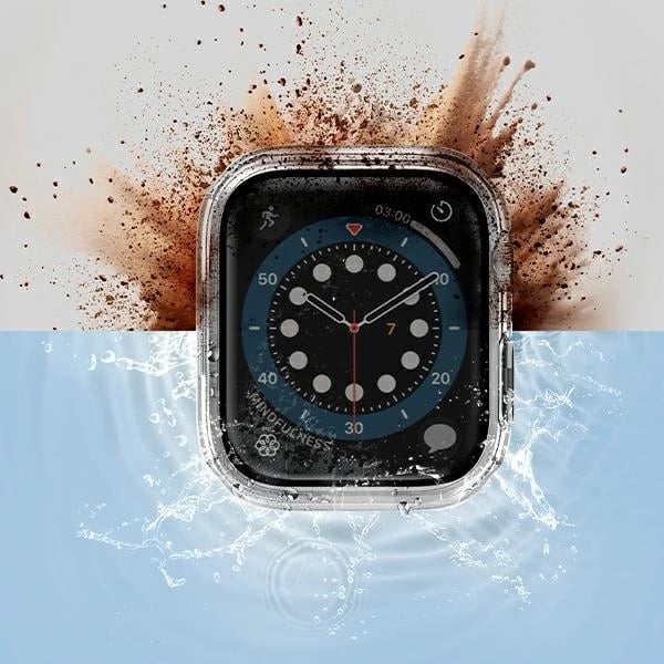 Mbështjellës UNIQ Nautic për Apple Watch Series 7/8/9 45mm, transparent