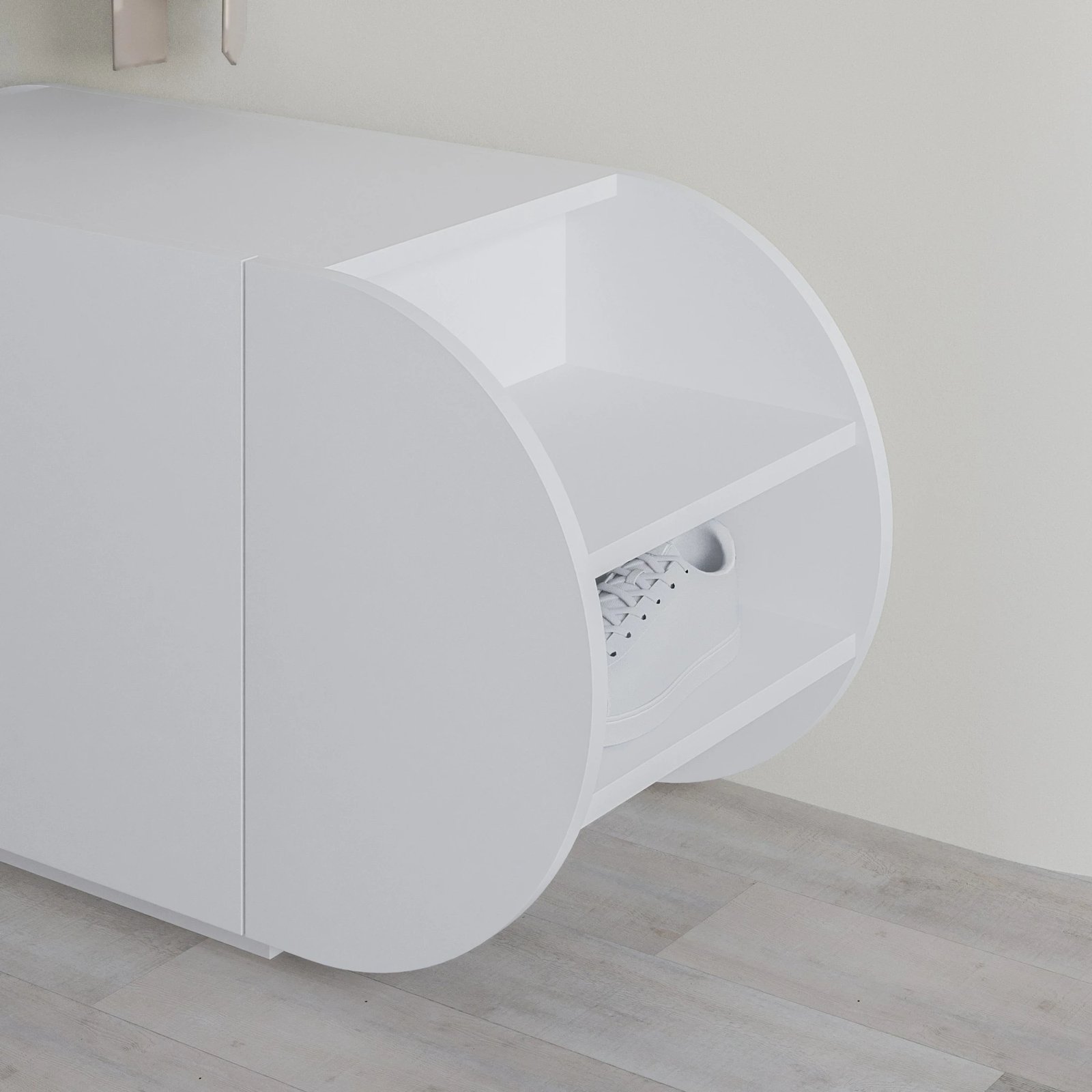 Dollap për këpucë Skye Decor, Pozy, i bardhë