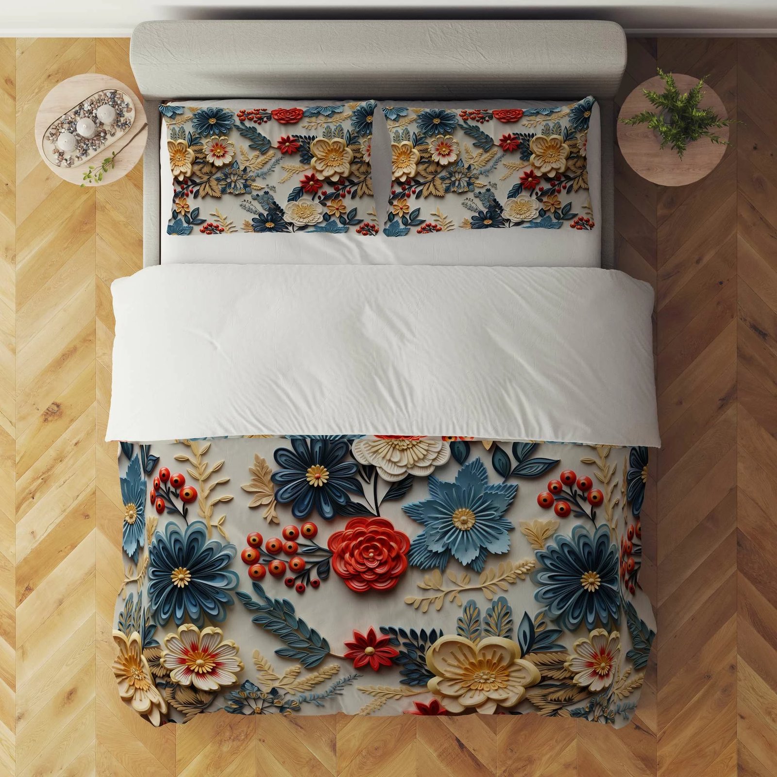 Set mbulesë jorgani për një person, L'essentiel, FLW_DVT25-24