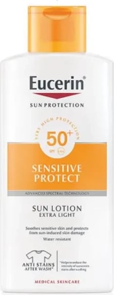 Losion për diell Eucerin Sensitive Protect Sun Lotion Extra Light SPF50+, 400ml
