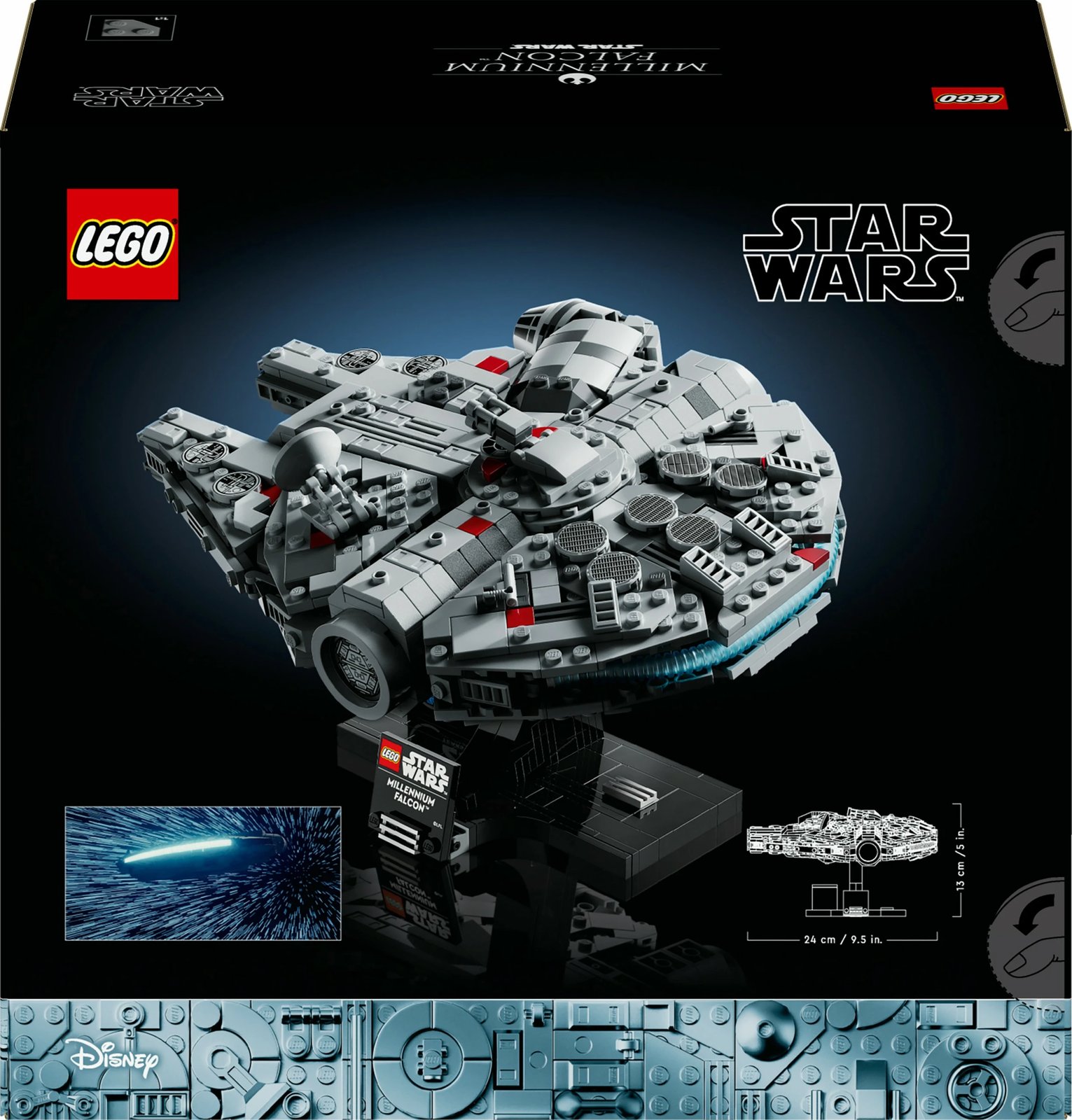 Set ndërtimi LEGO Millennium Falcon, 18 vjet, Plastik, 921 pjesë, shumëngjyrësh Set ndërtimi LEGO Millennium Falcon, 18 vjet, Plastik, 921 pjesë, shumëngjyrësh