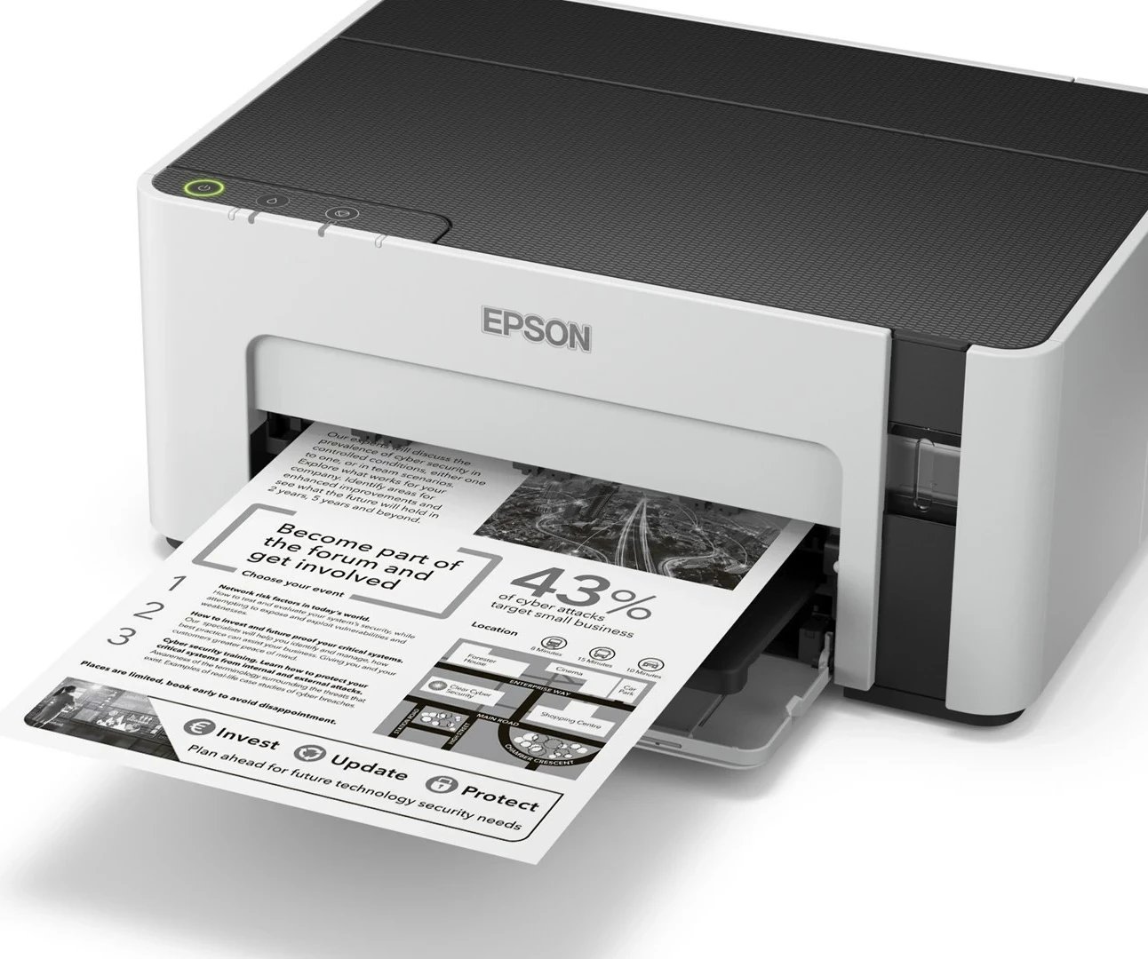 Printer Epson EcoTank M1100, Inkjet, A4, E zezë