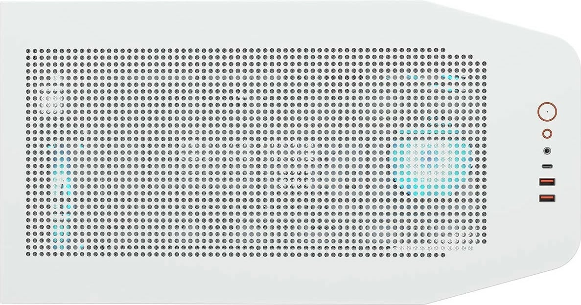 Kasë Cougar FV270 ARGB midi tower e bardhë