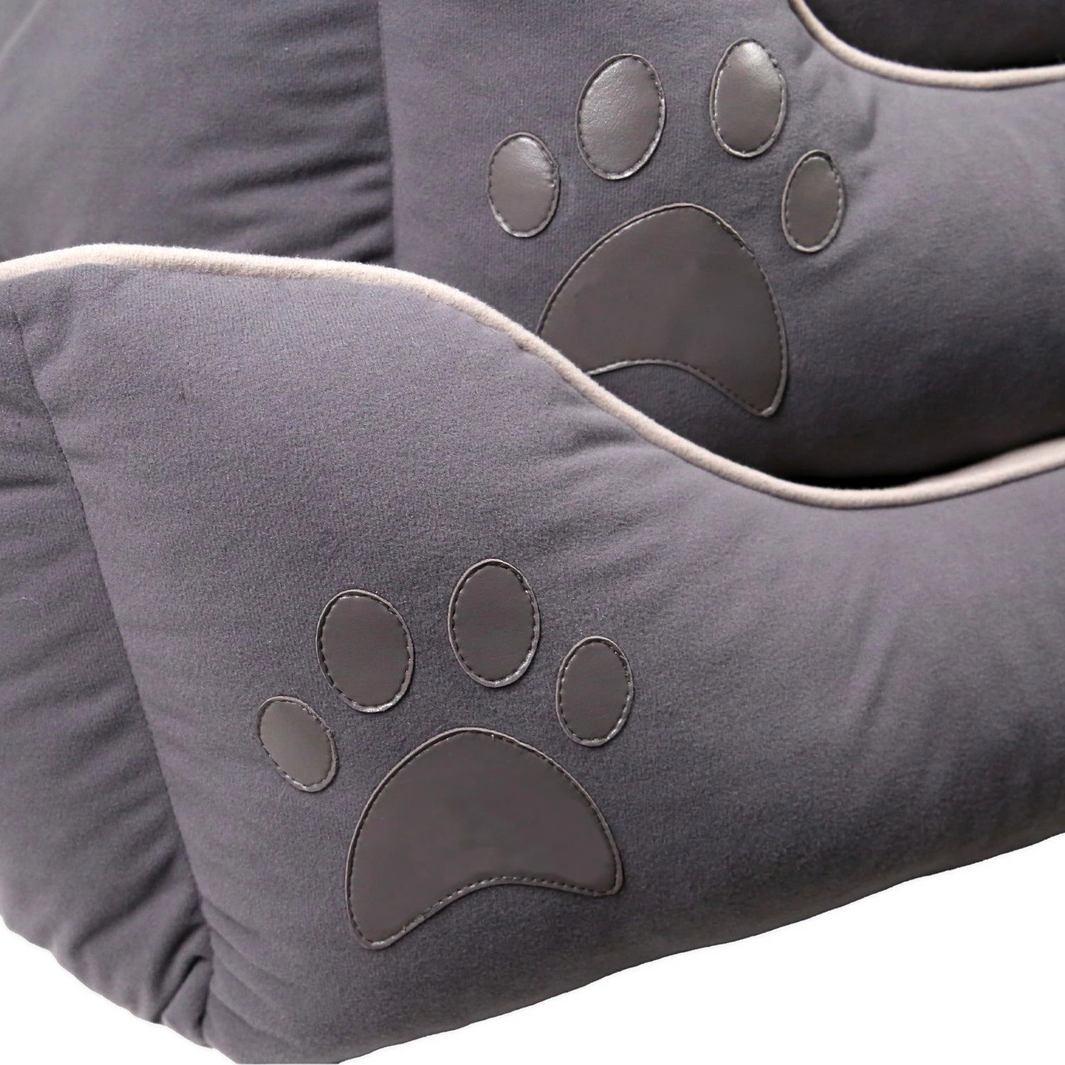 Shtrat për qen e mace Lucy, Paws & Whiskers, madhësia M, gri