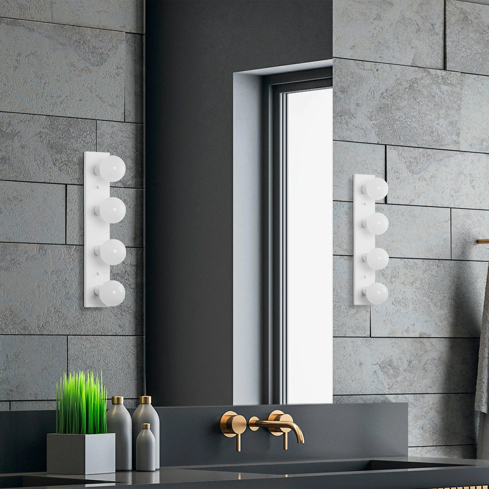 Llambë muri Opviq, Mirro - 12241, e bardhë