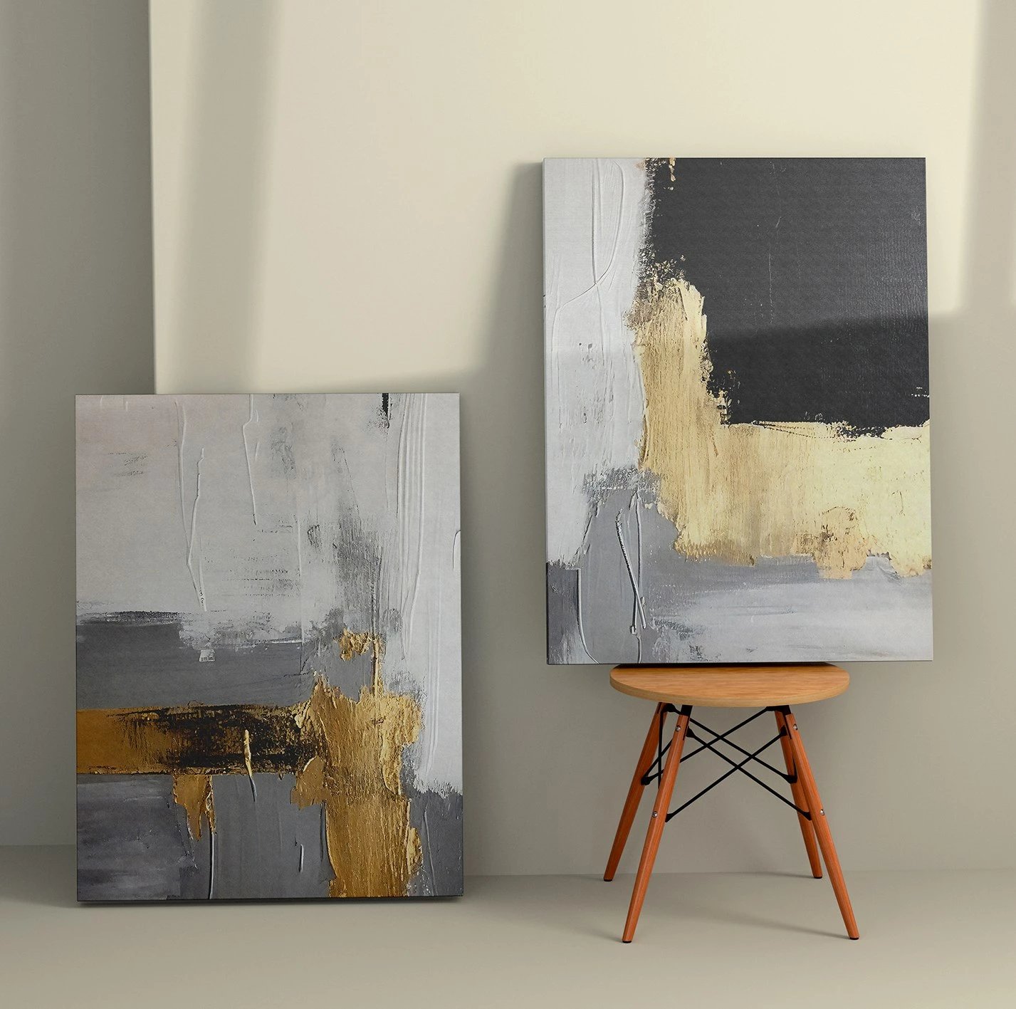 Pikturë dekorative në kanavacë, 2 copë, Wallity, 70x100 cm