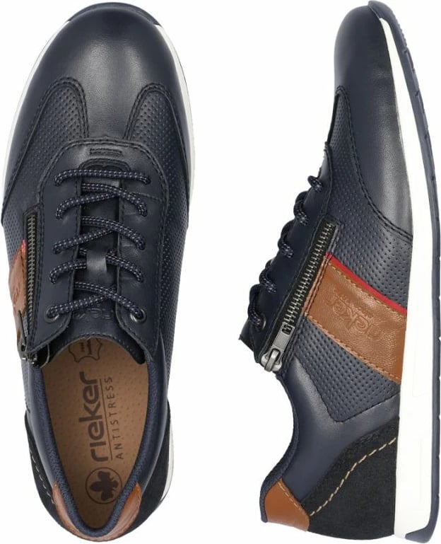 Këpucë për meshkuj Rieker, navy blue