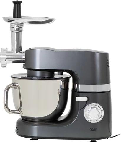 Robot kuzhine planetar, Adler, AD 4221, 7L, 2200W, 6 shpejtësi, mulli mishi 1.5 kg/min, çelik