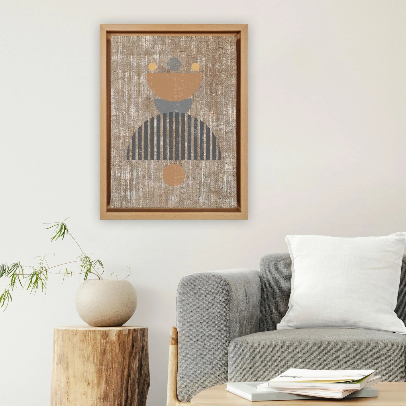 Pikturë dekorative në kanavacë, shumëngjyrëshe, Wallity LNJ31804047883 - 96136, 96x136cm