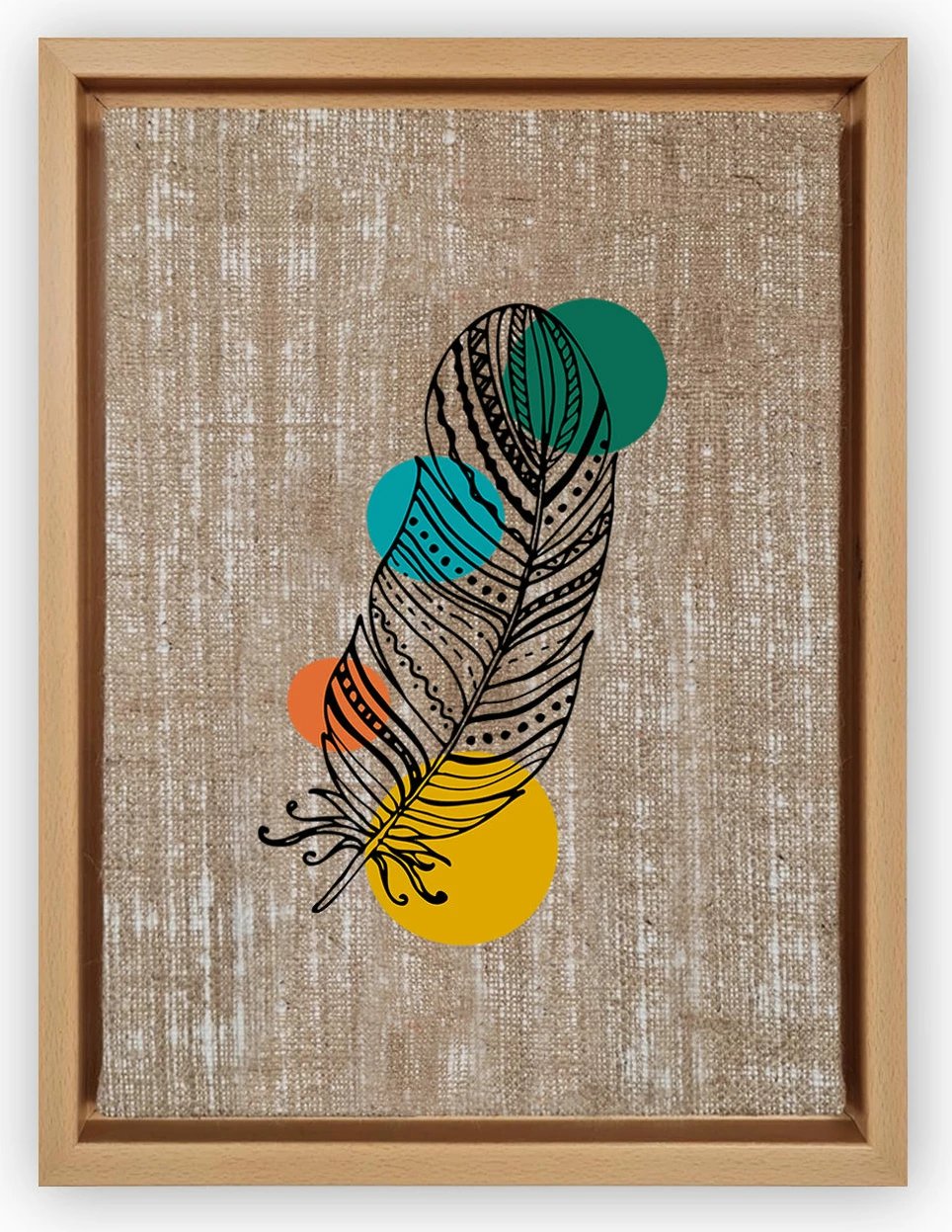 Pikturë dekorative në kanavacë, shumëngjyrëshe, Wallity, LNJ319568870864 - 6696, 66x96cm