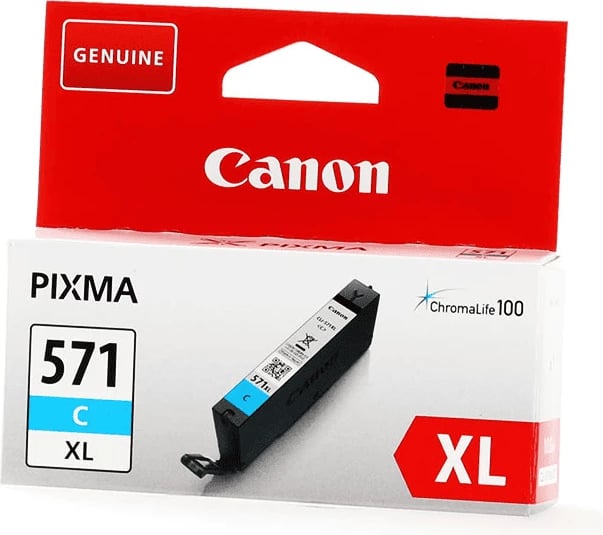 Kartush bojë, Canon, CLI-571CXL / 0332C001, XL 11 ml 680 faqe, cyan