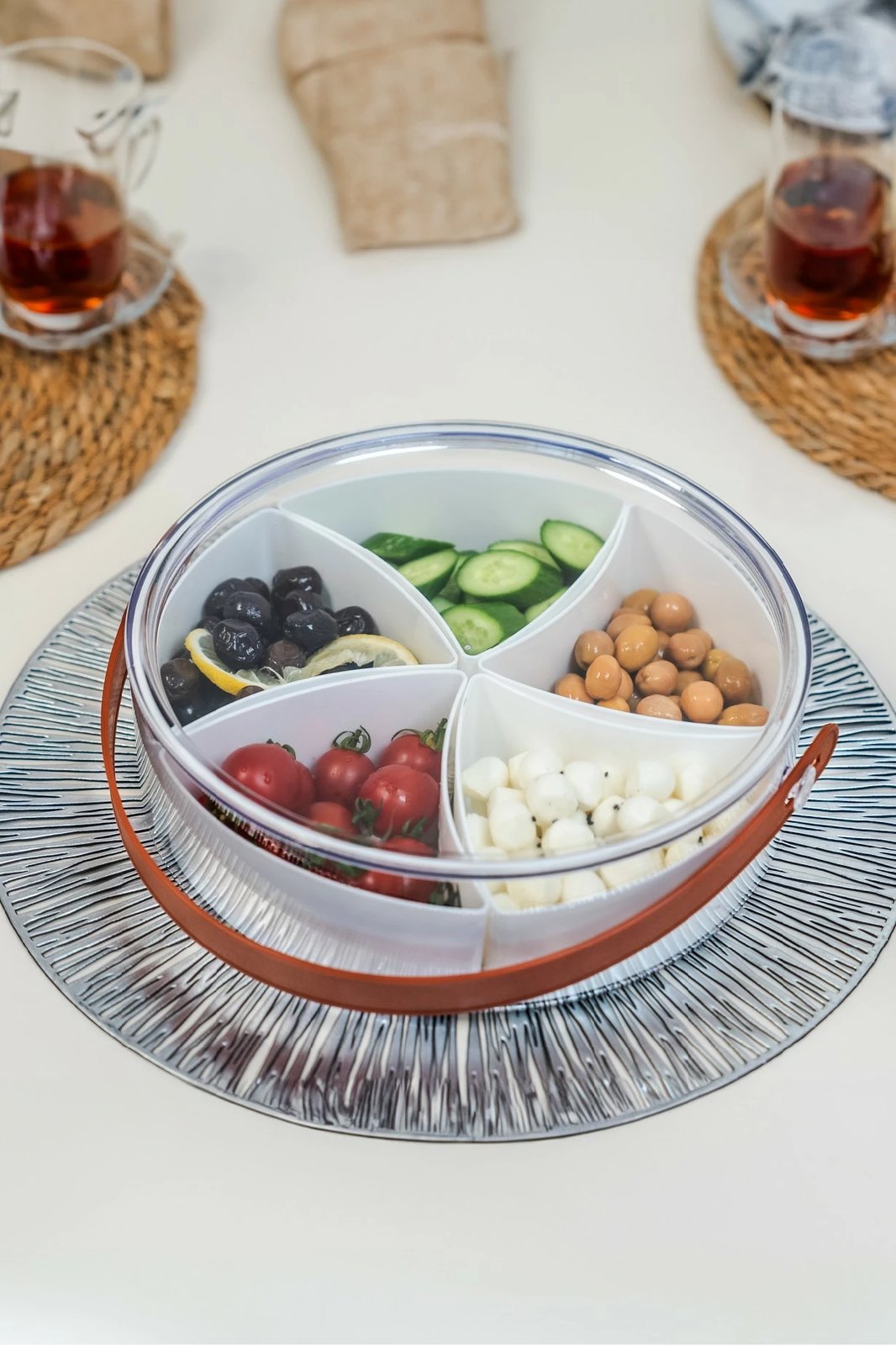 Kuti plastike për ruajtje Hermia, FR-174, e bardhë