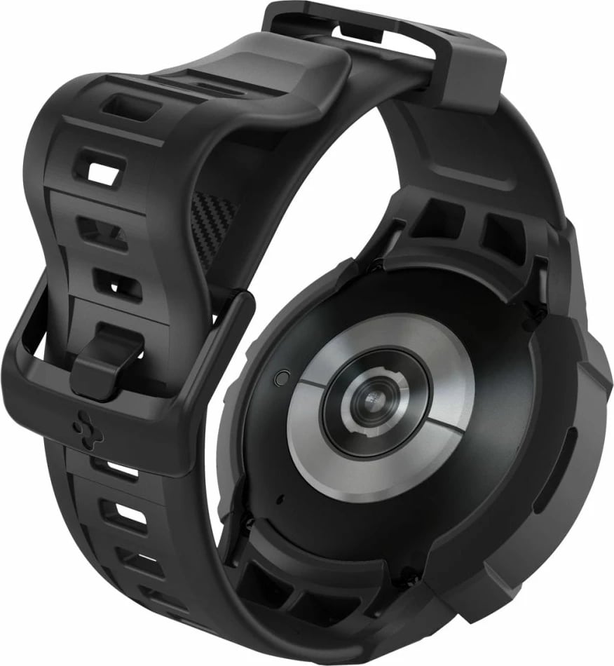 Mbështjellës Spigen Rugged Armor Pro me rrip për Samsung Galaxy Watch 5 Pro 45mm, Zi
