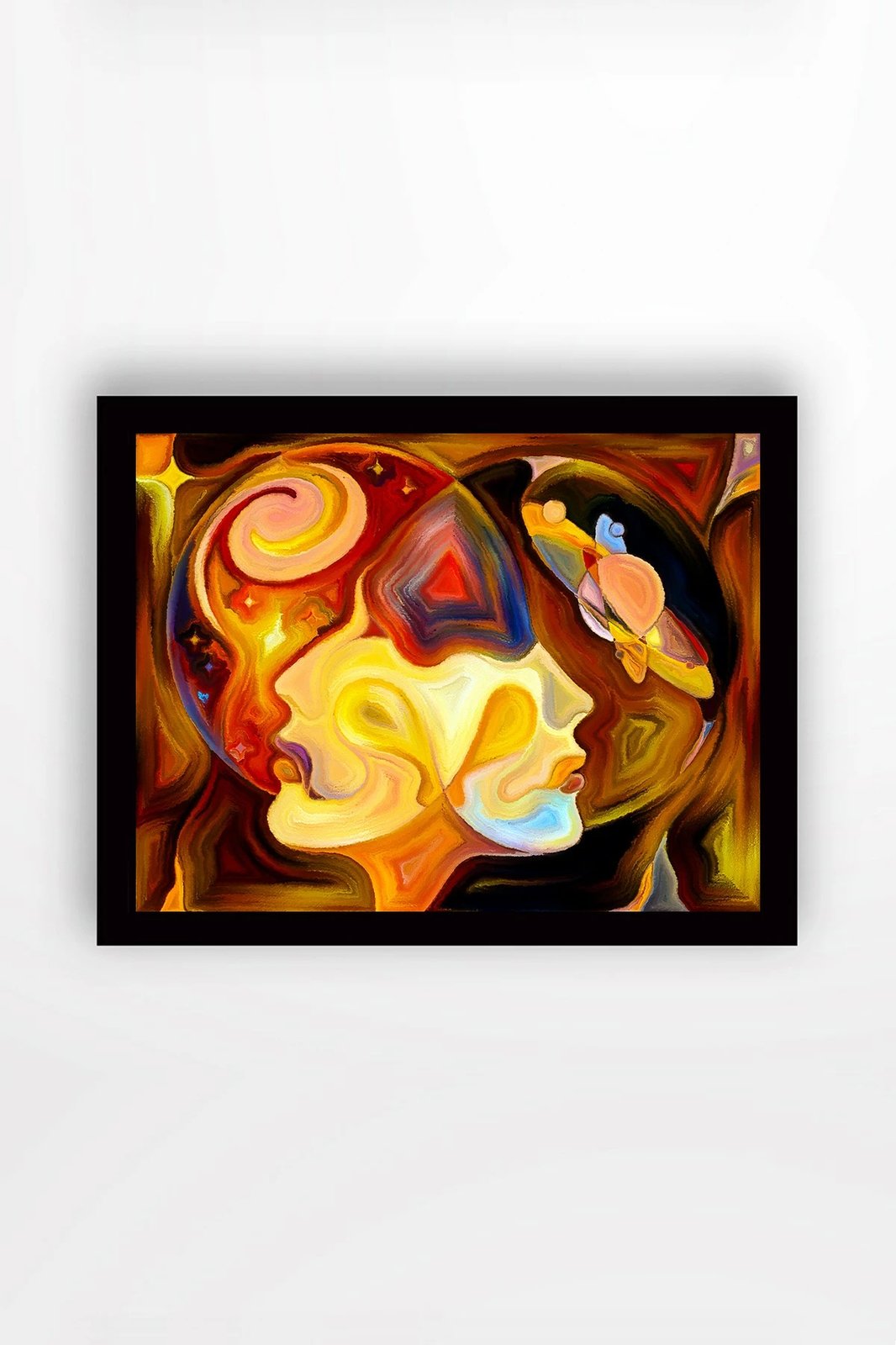 Pikturë dekorative me kornizë MDF, shumëngjyrëshe, SC0371, 41x56cm