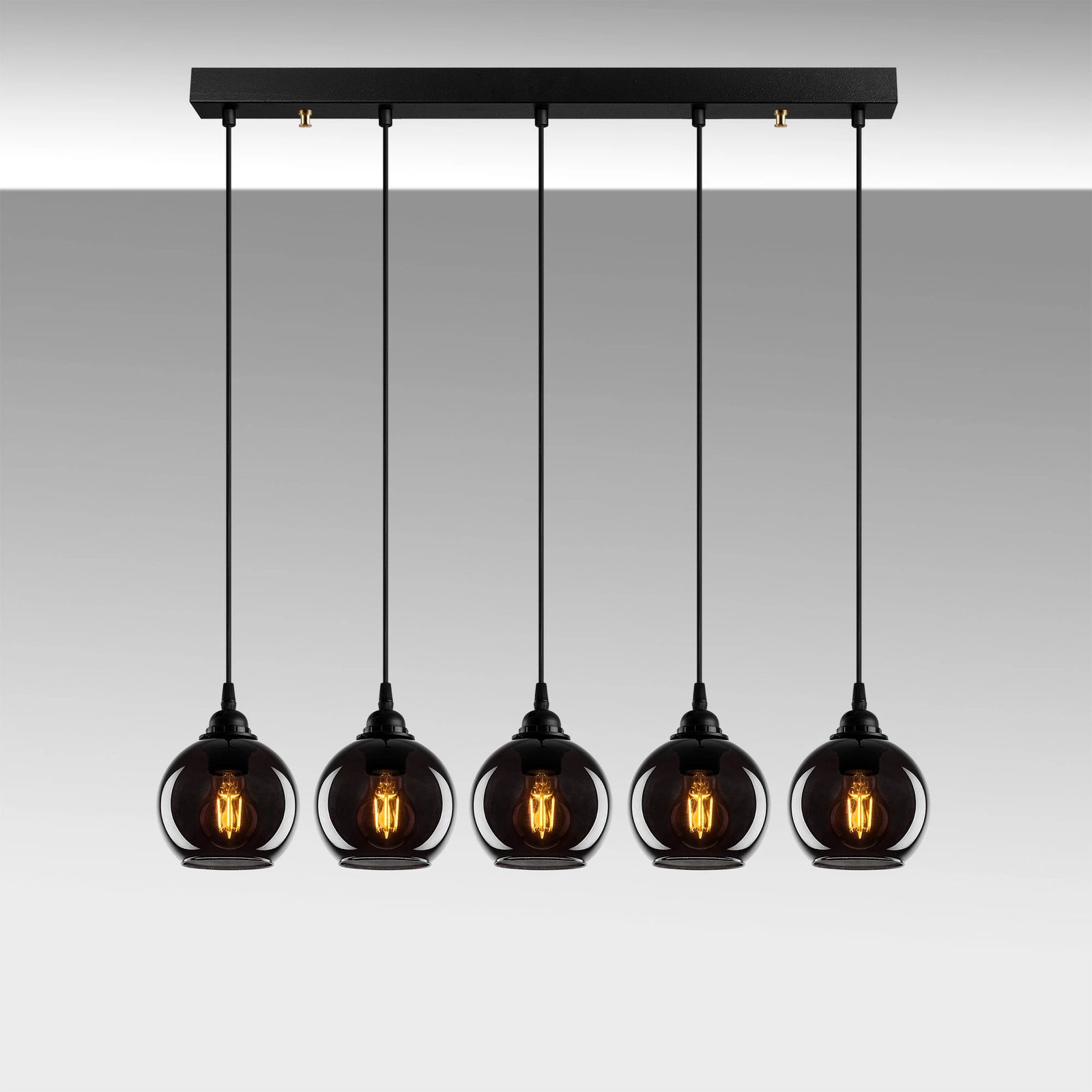 Llambë tavani Opviq, ngjyrë fume, 014