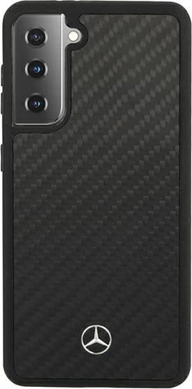 Mbështjellës Mercedes MEHCS21MRCABK Dynamic Line për Samsung Galaxy S21+, i zi, hardcase