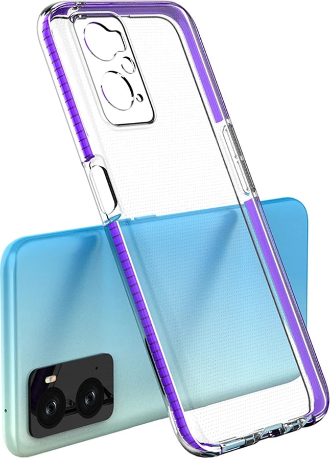 Mbështjellës Hurtel Spring Case për Realme 9i, Oppo A36/A76/A96, rozë e lehtë