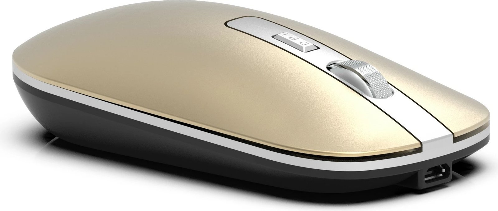 Maus Inca IWM-531RS, 1600 DPI, wireless & Bluetooth, ngjyrë metalike
