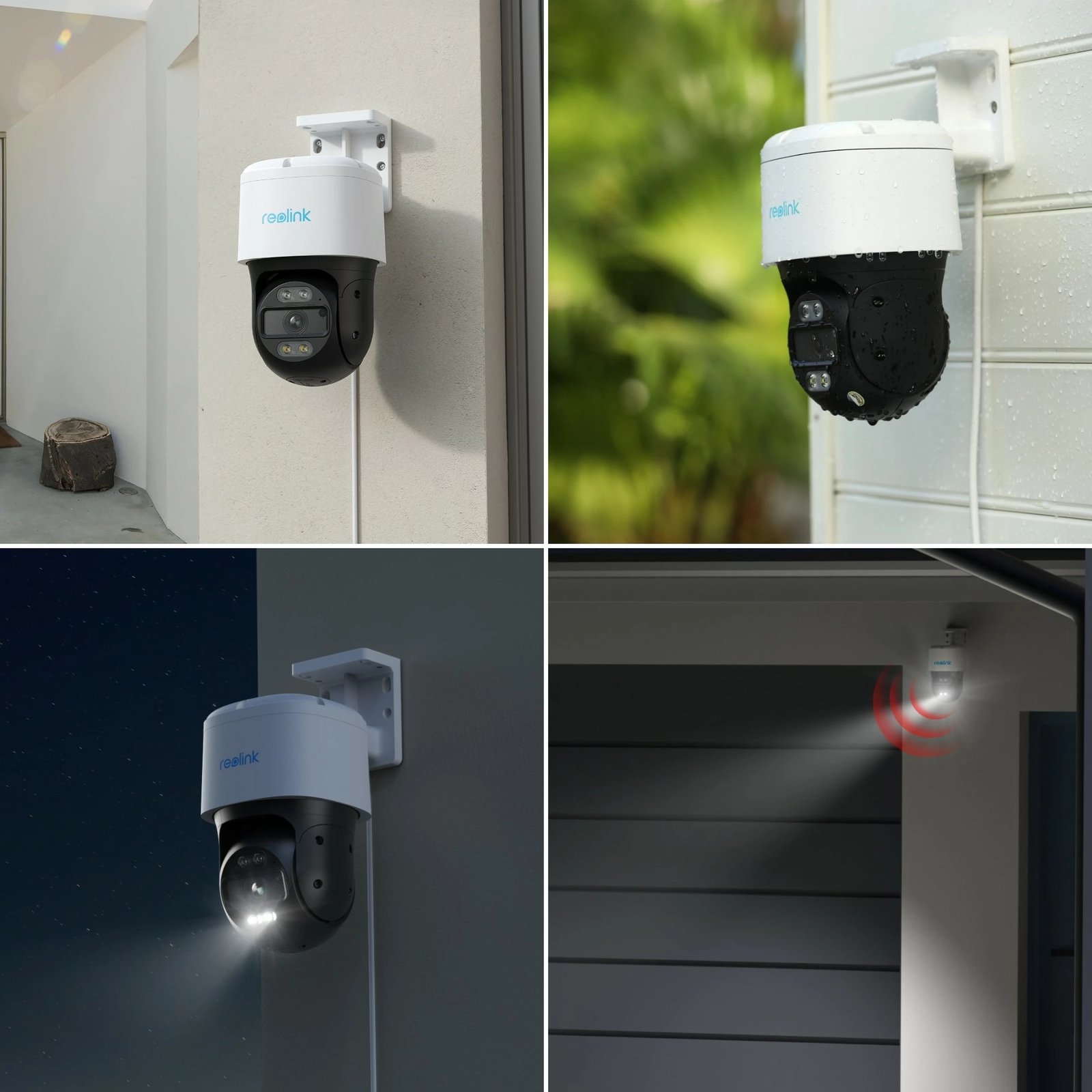 Kamerë sigurie Reolink P830, Smart 4K PT, Auto Tracking, Person/Vehicle/Pet Detection, 355º Pan & 90º Tilt, IP, Wired, White, Black