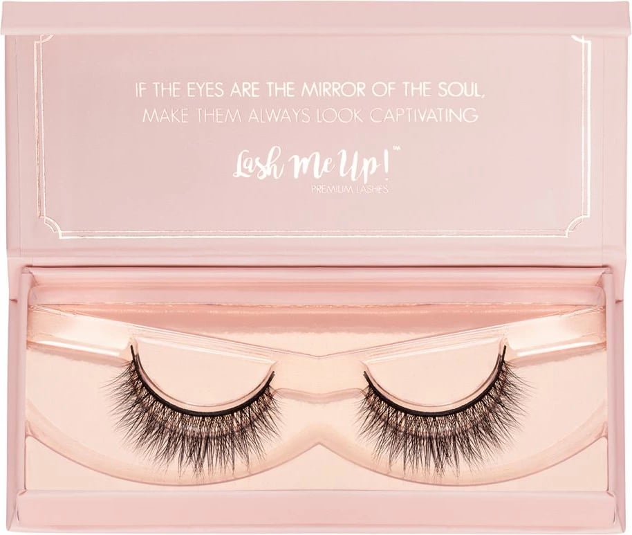 Qerpikë të rremë në shirit Lash Me Up! Born This Way, 1 palë, e zezë natyrale matte
