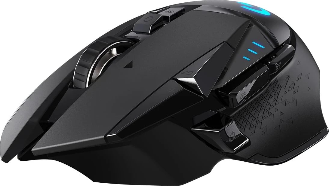 Maus Logitech G502 Lightspeed, pa kabllo, RGB, i zi