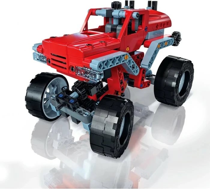 Set ndërtimi Clementoni Laboratory of Mechanics Monster Truck, 200 pjesë, për fëmijë 8+