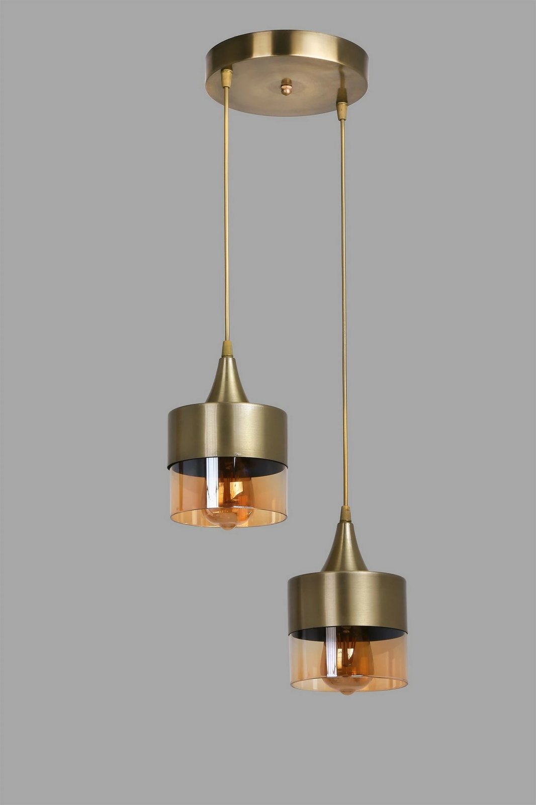 Llambë tavani Opviq Sahra, 2 llamba, ngjyrë vintage, tepsi