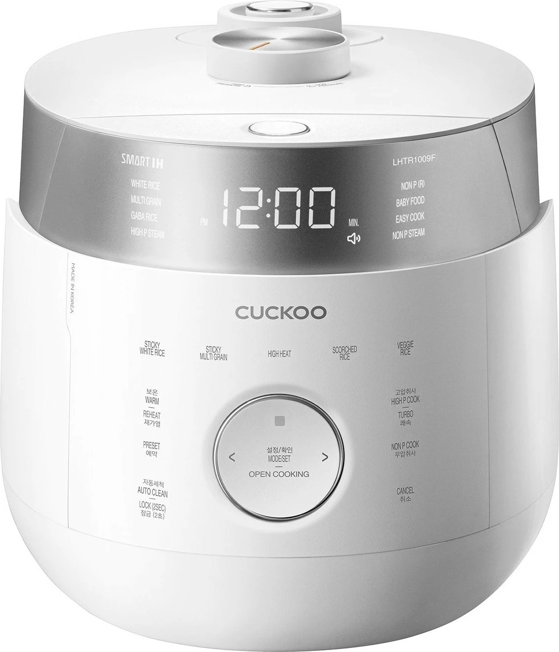 Reiskocher Cuckoo CRP-LHTR1009F, 1.8L, induksion, i bardhë
